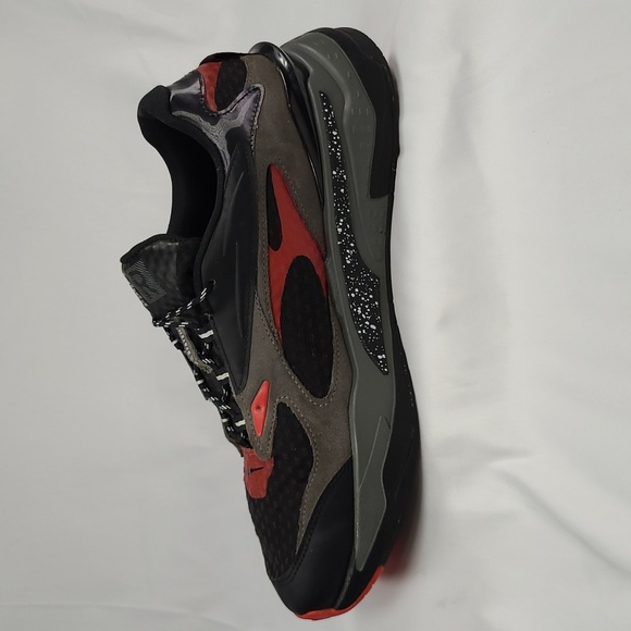 PUMA RS- Fast 'Amp' Black/Gray/Red Sneakers. Size 11 Mens - Picture 3 of 10